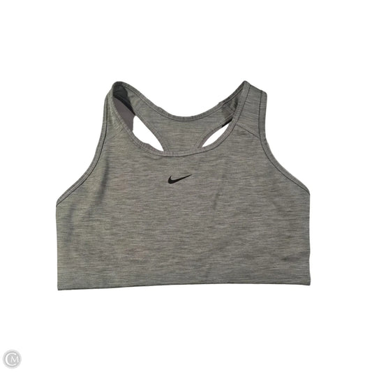 Athletic Bra By Nike In Grey, Size: L