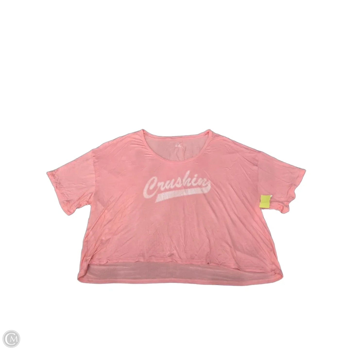 Top Short Sleeve By Aerie In Coral, Size: Xxl