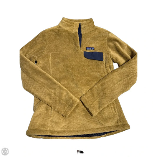 Jacket Fleece By Patagonia In Brown, Size: M