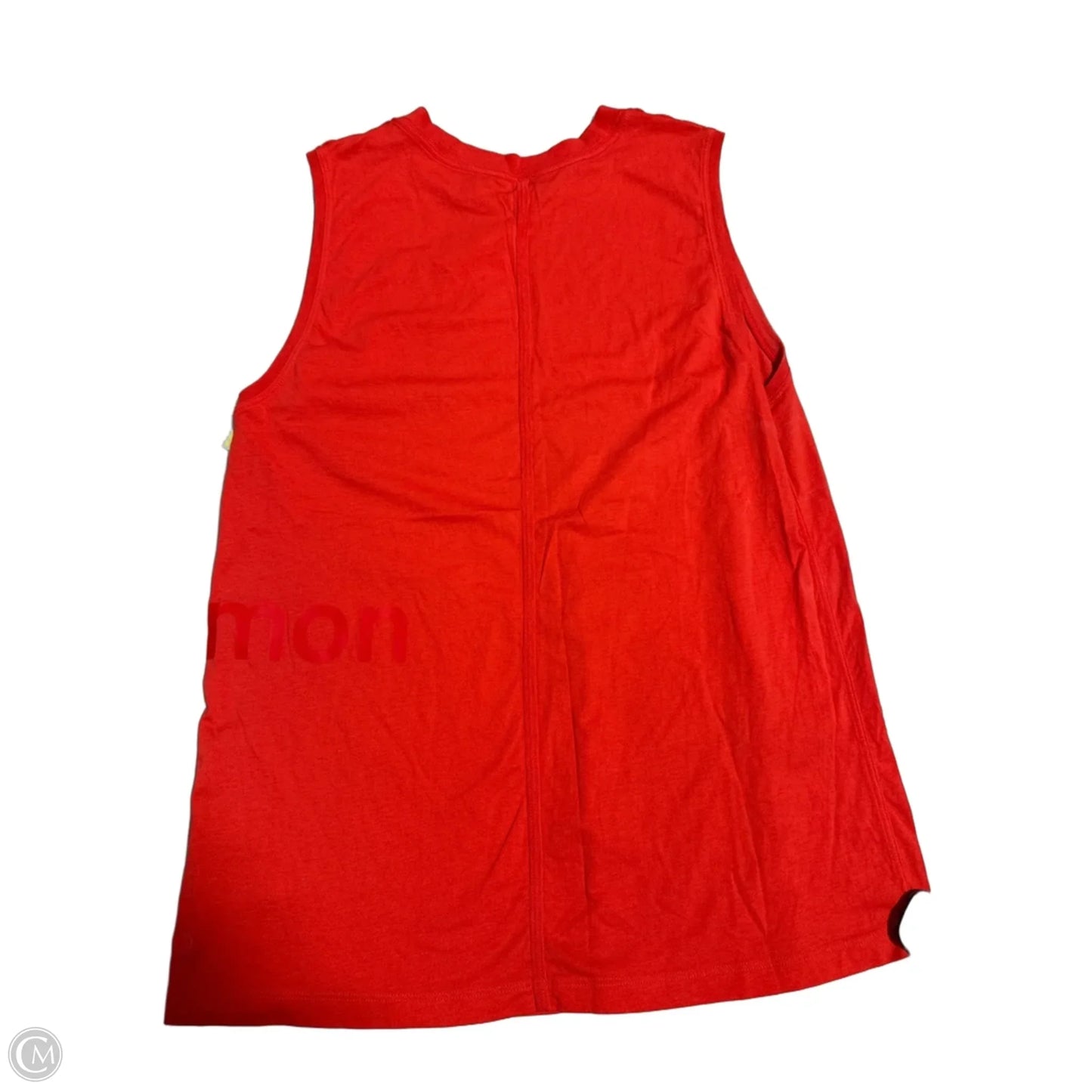 Athletic Tank Top By Lululemon In Red, Size: 6