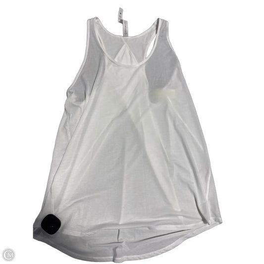 Athletic Tank Top By Lululemon In White, Size: 8