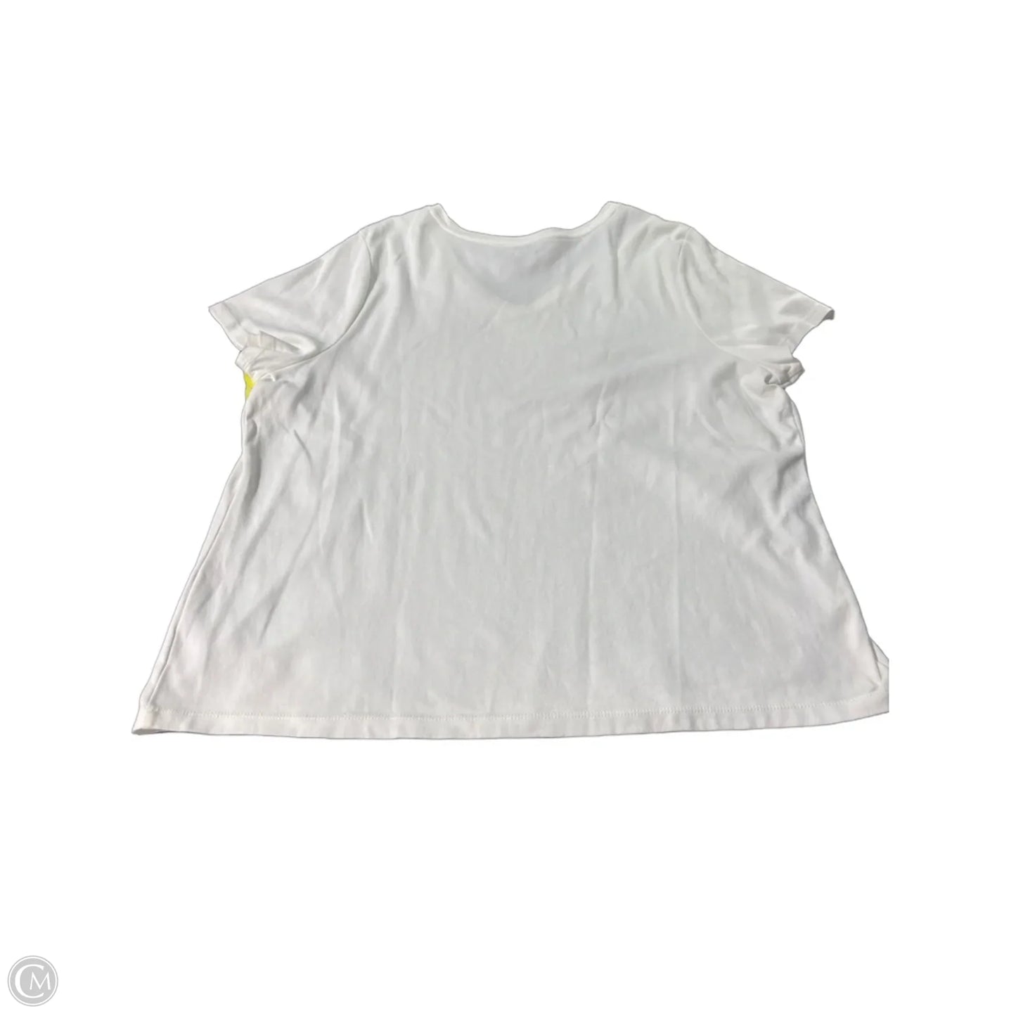Top Short Sleeve Basic By Studio Works In White, Size: 3x