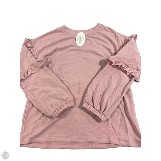 Top Long Sleeve By Cherish In Pink, Size: S