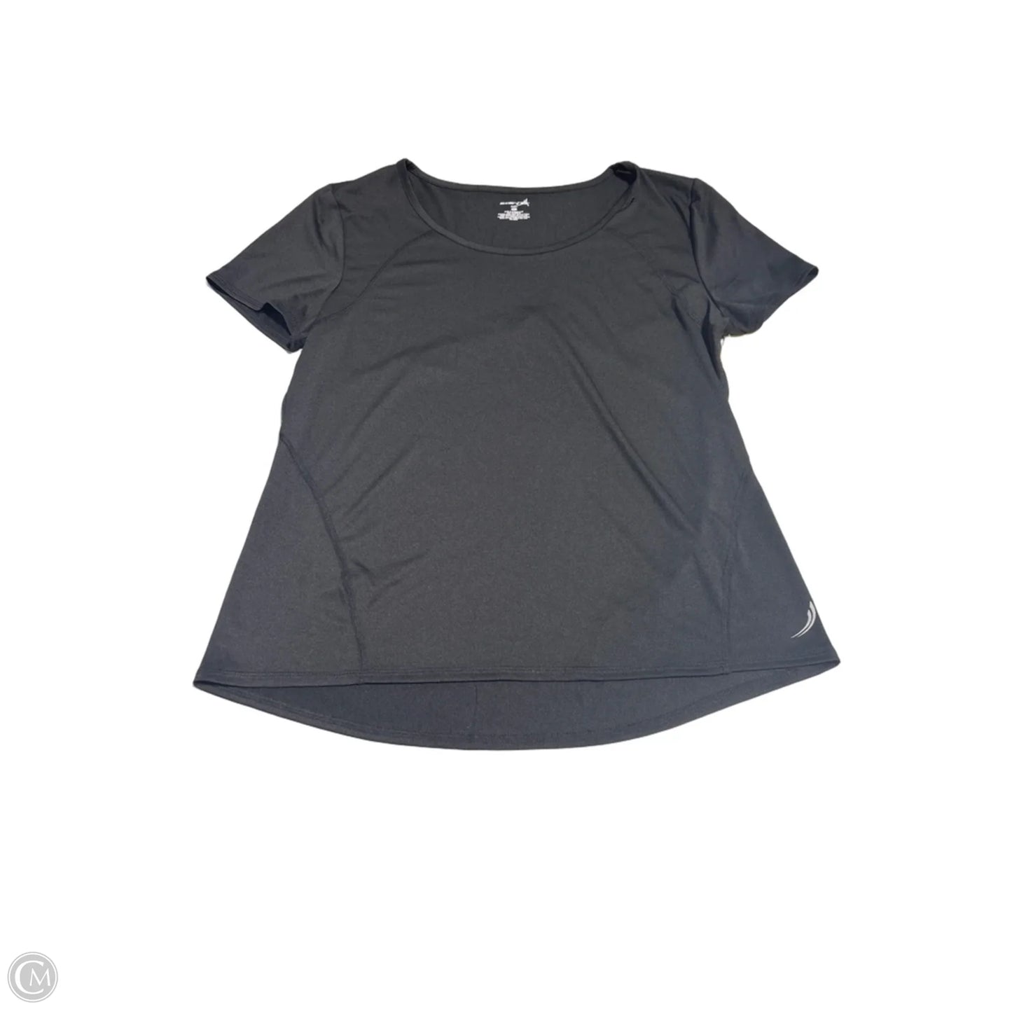 Athletic Top Short Sleeve By Exertek In Black, Size: Lp