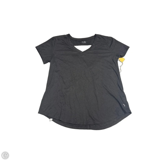 Athletic Top Short Sleeve By Jessica Simpson In Black, Size: Xl