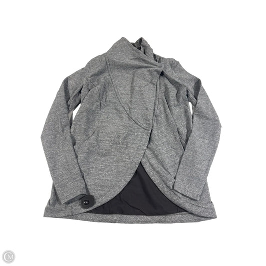 Athletic Jacket By Lululemon In Grey, Size: 8