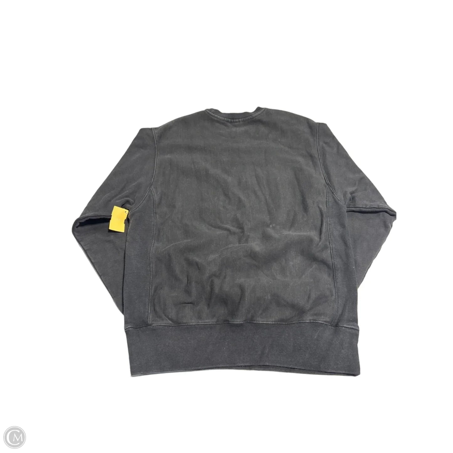 Sweatshirt Collar By Champion In Black, Size: M