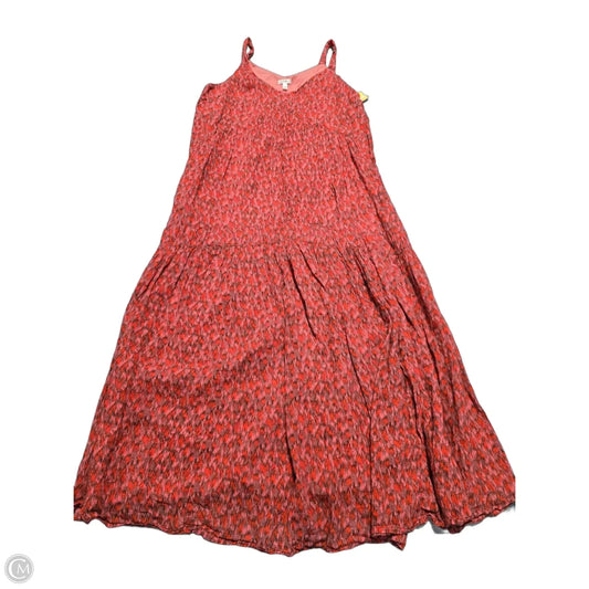 Dress Casual Maxi By Joie In Orange & Red, Size: S