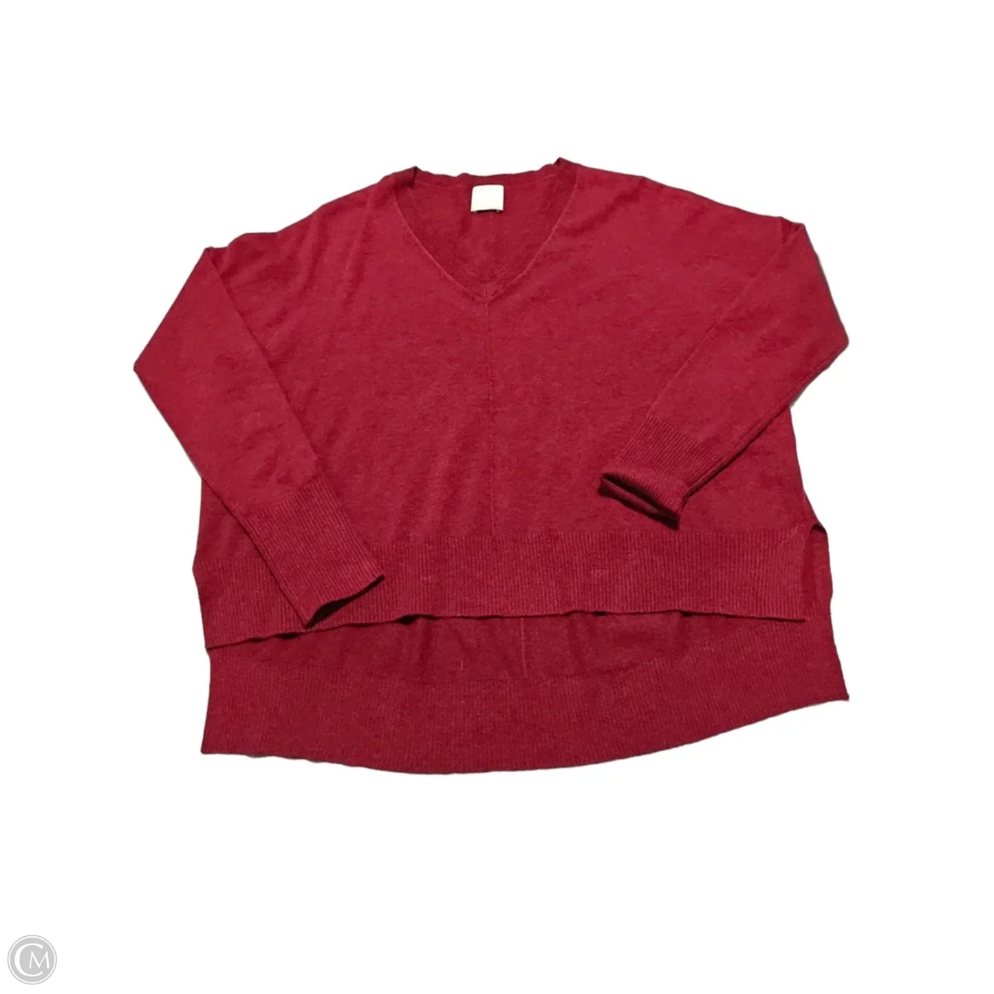 Top Long Sleeve By Kerisma In Red, Size: M