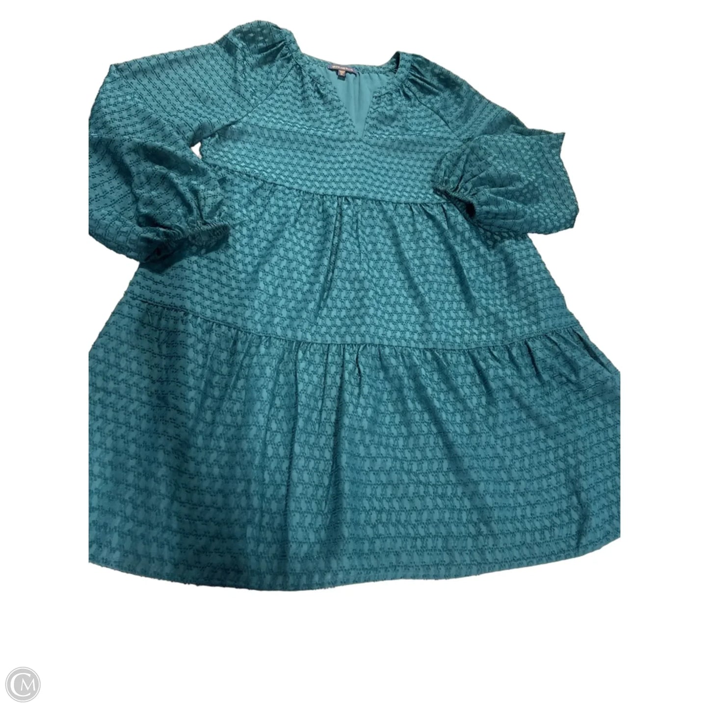 Dress Casual Short By Skies Are Blue In Green, Size: Xs
