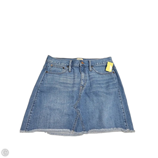 Skirt Mini & Short By J. Crew In Blue Denim, Size: 10