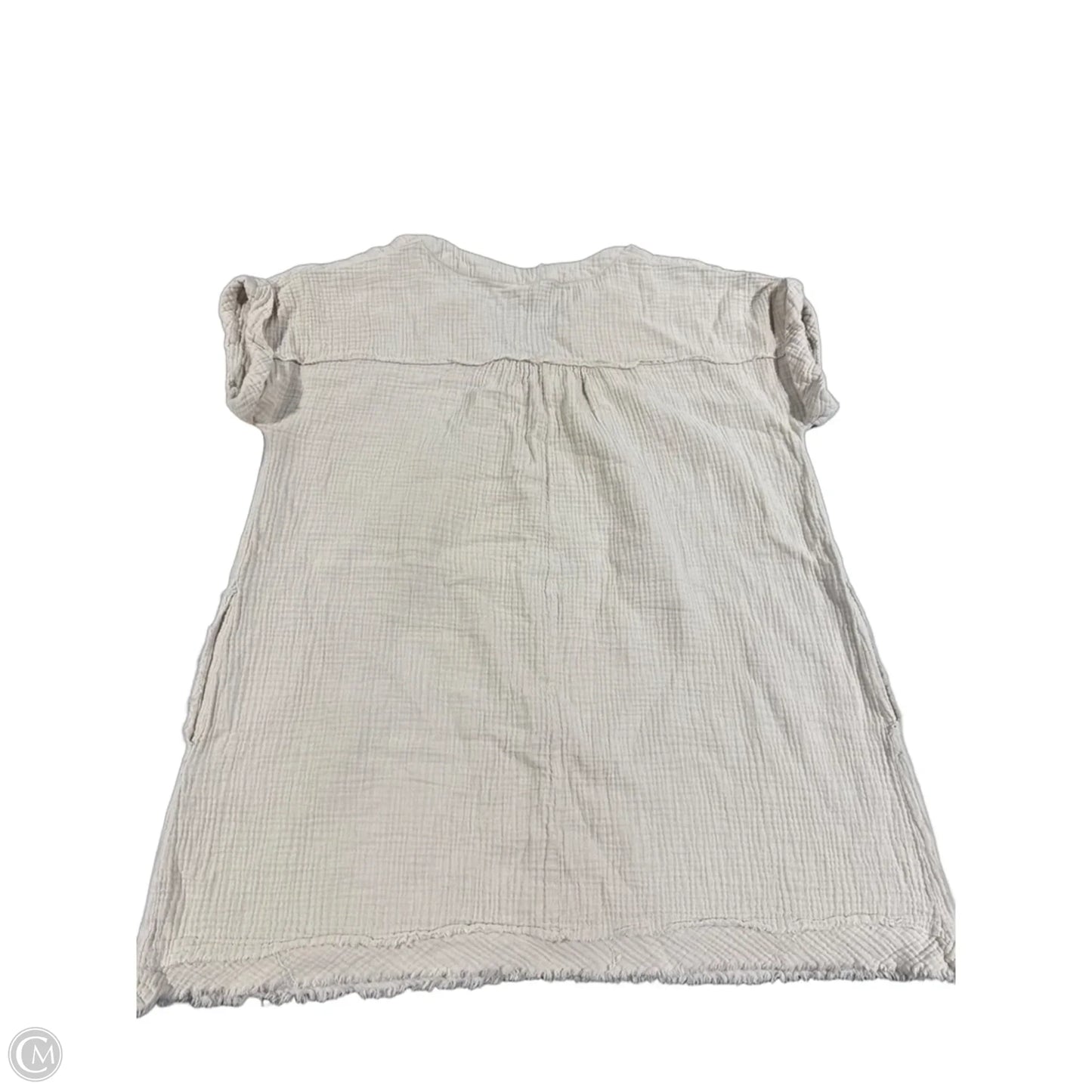 Dress Casual Short By Zenana In Tan, Size: S