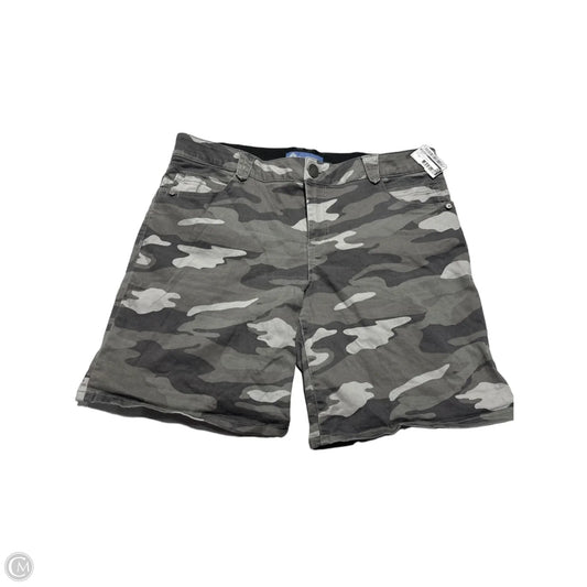 Shorts By Democracy In Camouflage Print, Size: 14