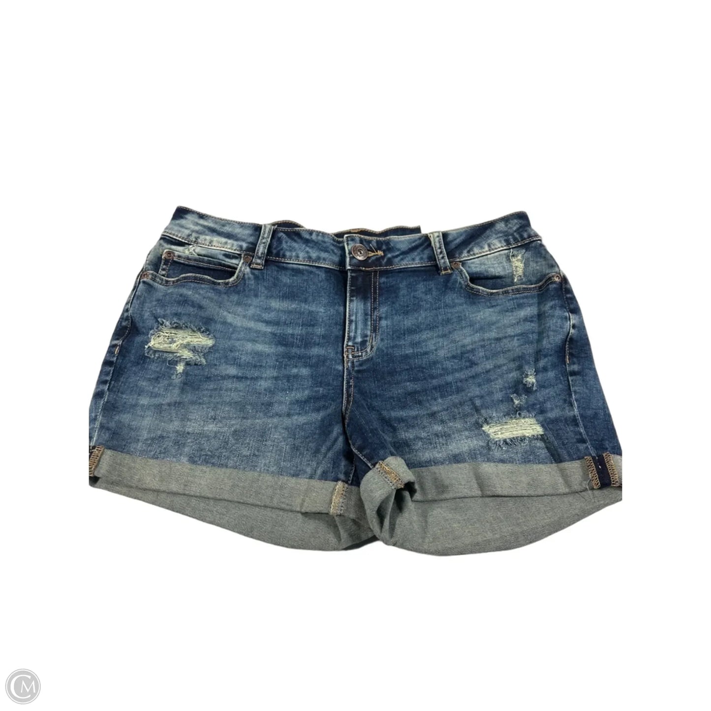 Shorts By Maurices In Blue Denim, Size: 12