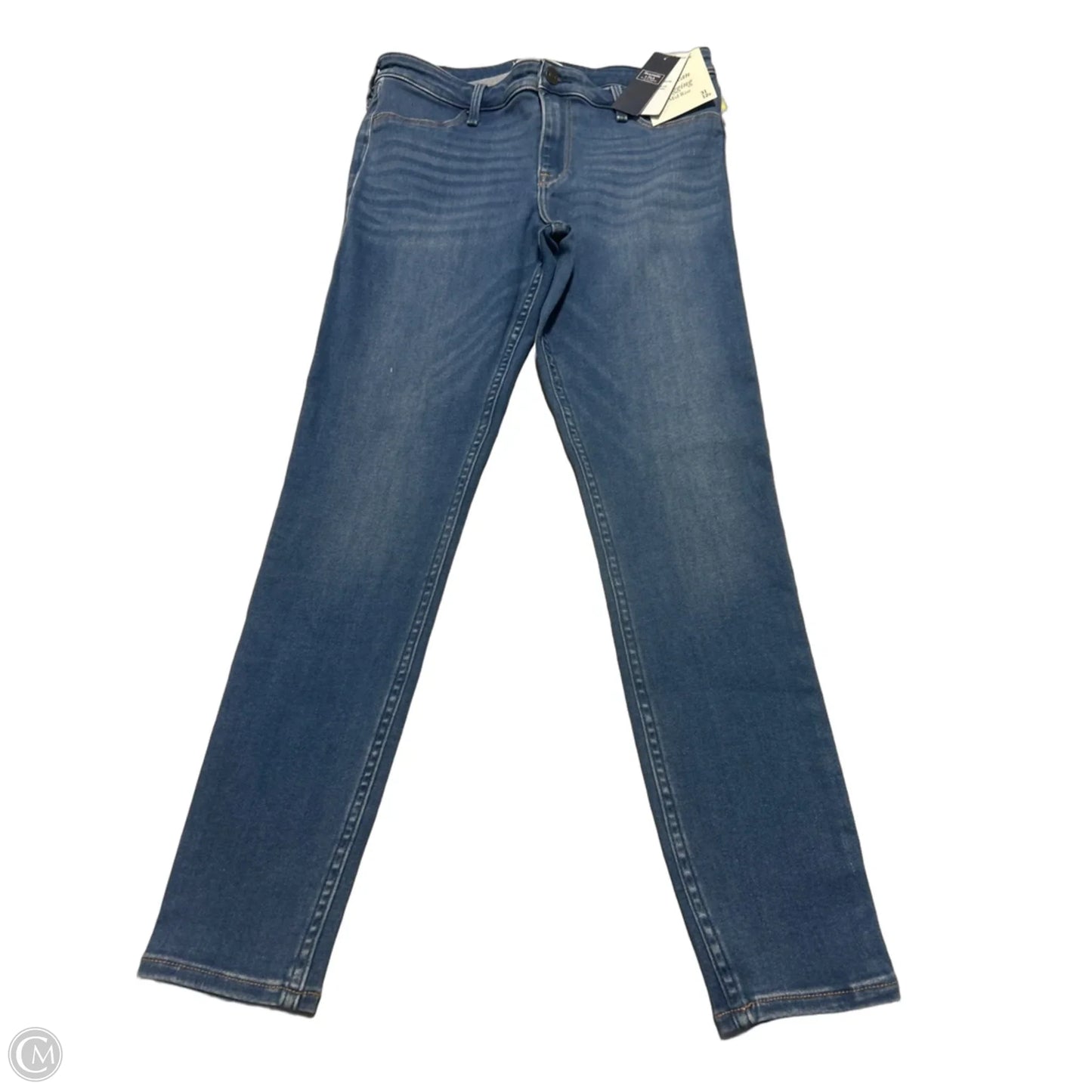 Jeans Skinny By Abercrombie And Fitch In Blue Denim, Size: 12