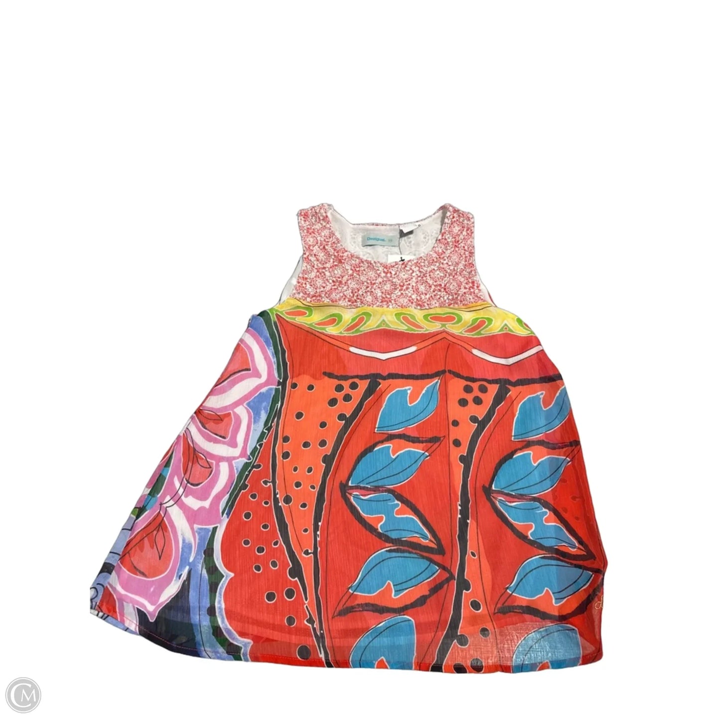 Tank Top By Desigual In Red, Size: Xs