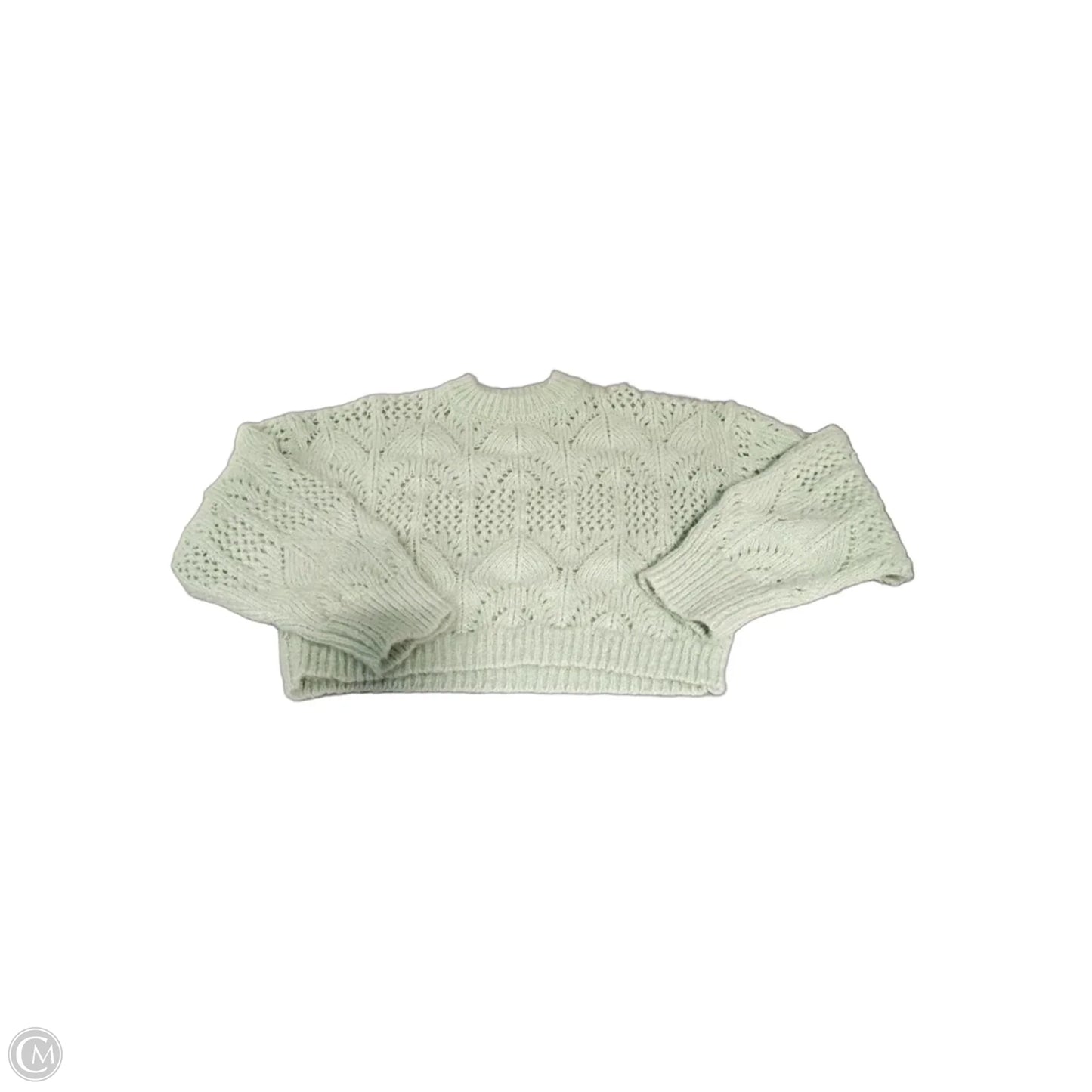 Sweater By Top Shop In Green, Size: S