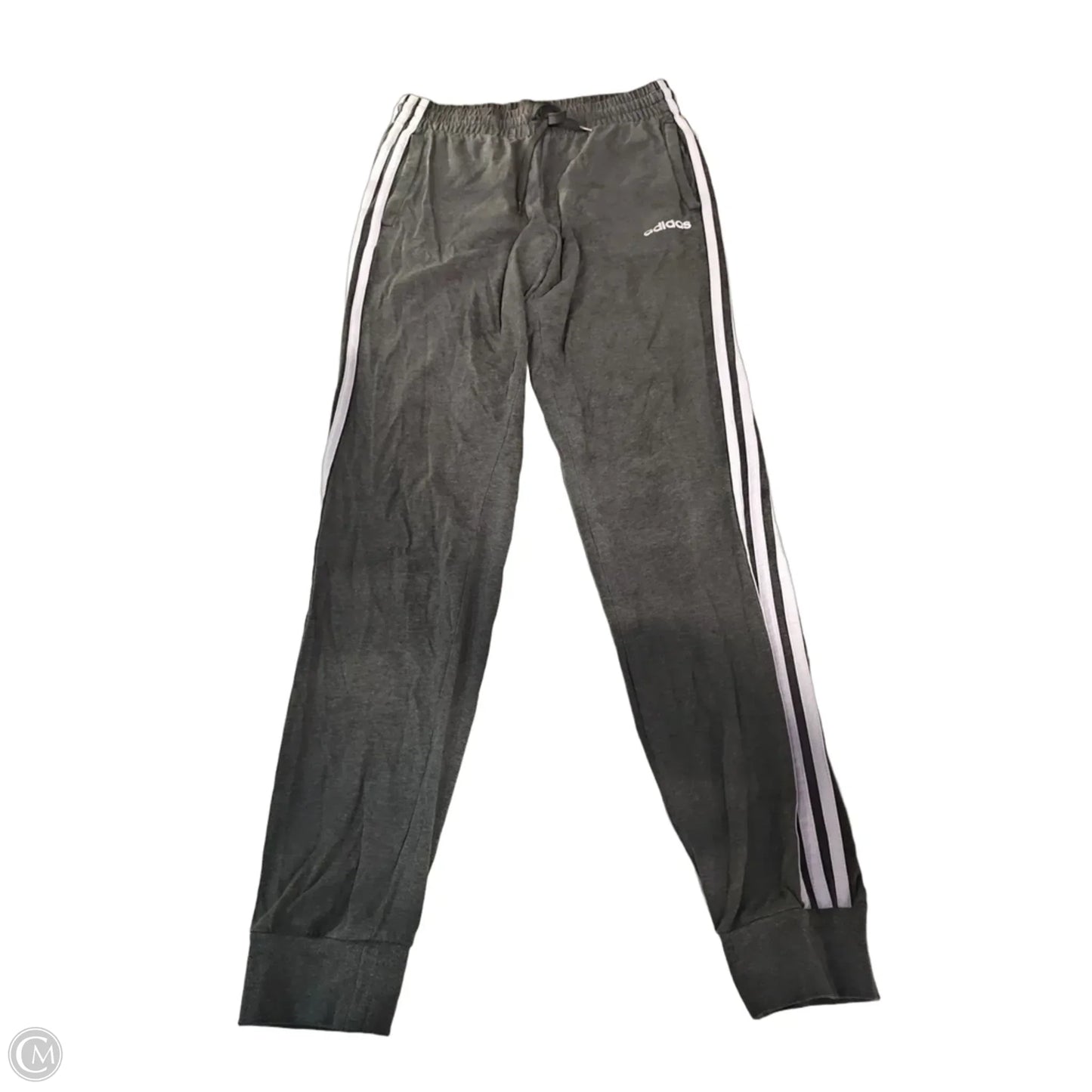 Athletic Pants By Adidas In Grey, Size: S
