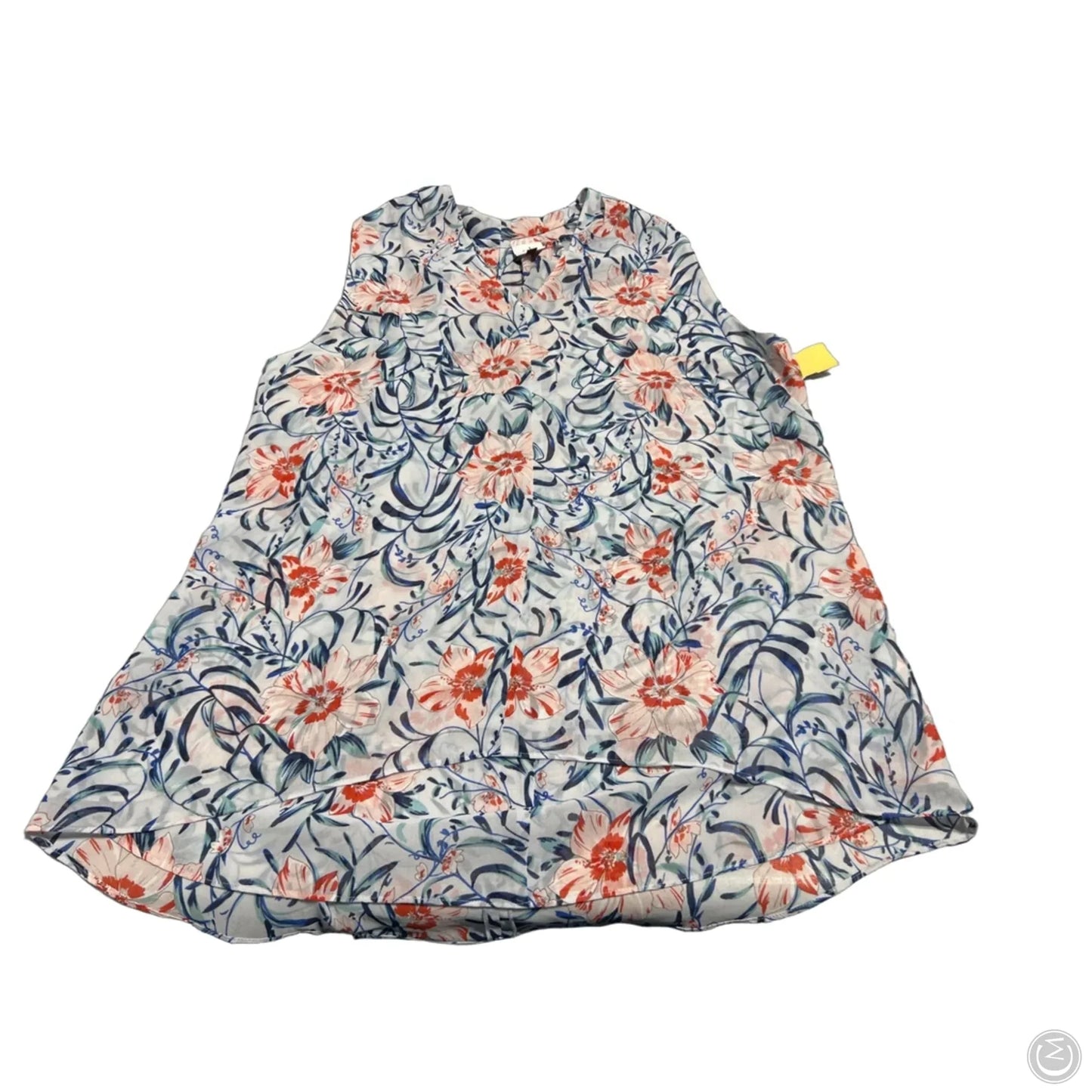 Tank Top By Cabi In Floral Print, Size: L