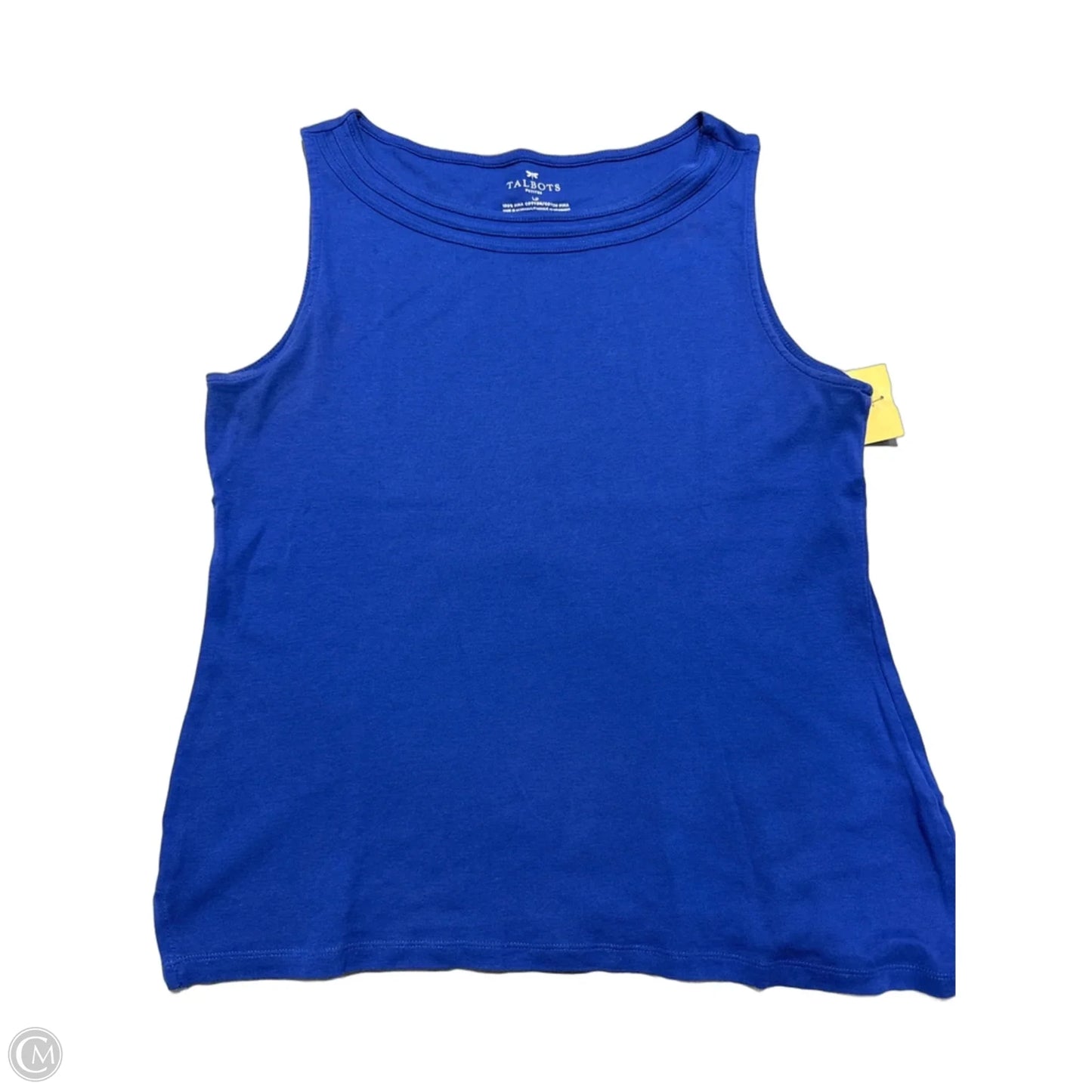 Tank Top By Talbots In Blue, Size: Lp