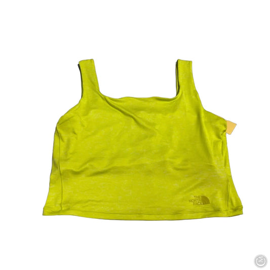 Athletic Tank Top By The North Face In Yellow, Size: Xl