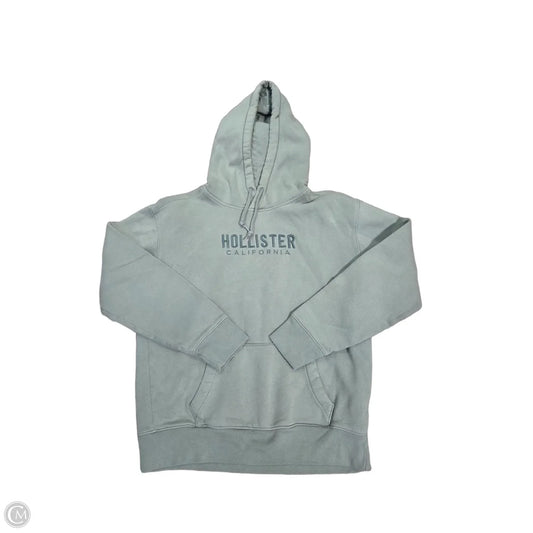 Sweatshirt Hoodie By Hollister In Green, Size: M