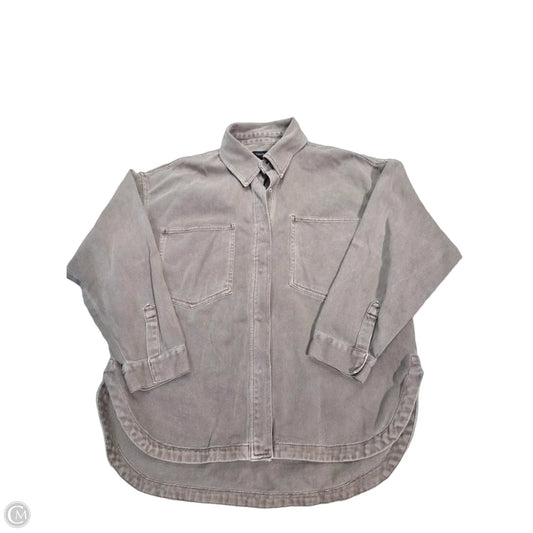 Jacket Denim By Forever 21 In Brown, Size: M