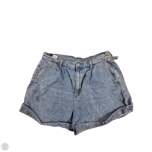Shorts By American Eagle In Blue Denim, Size: 12