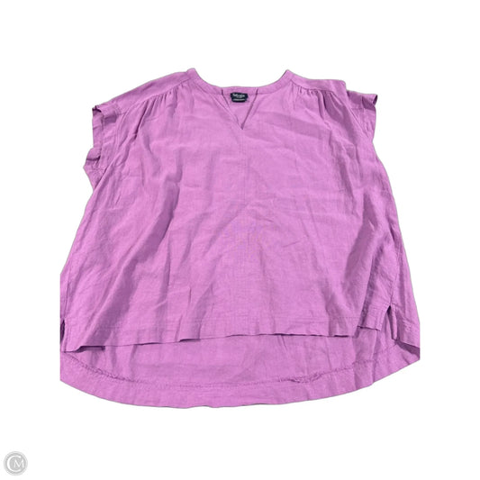 Top Short Sleeve By Splendid In Purple, Size: Xxl