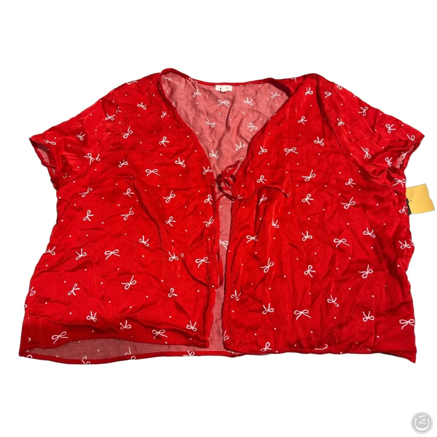 Top Short Sleeve By Aerie In Red, Size: Xl