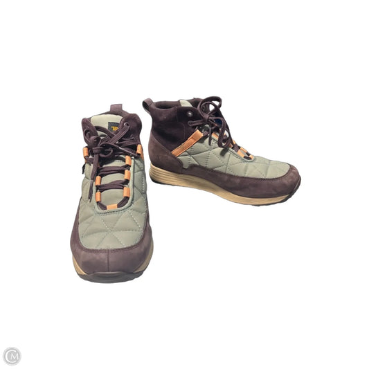 Boots Ankle Flats By Teva In Green, Size: 9