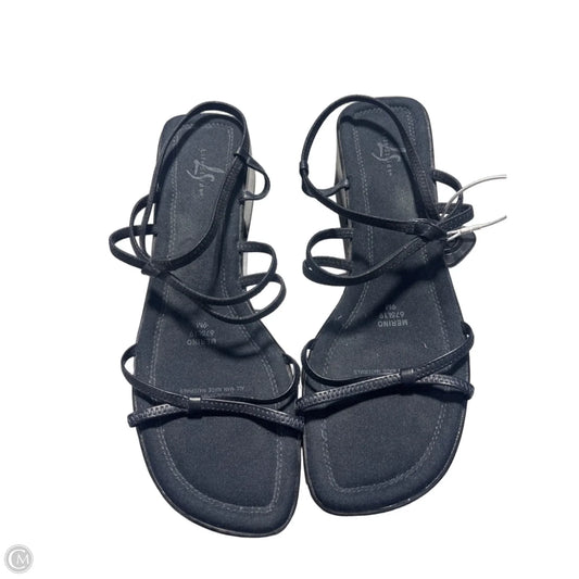 Sandals Flats By Life Stride In Navy, Size: 9