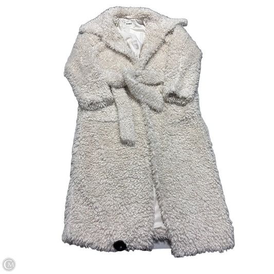 Coat Faux Fur & Sherpa By 4th & Reckless In Cream, Size: Xs