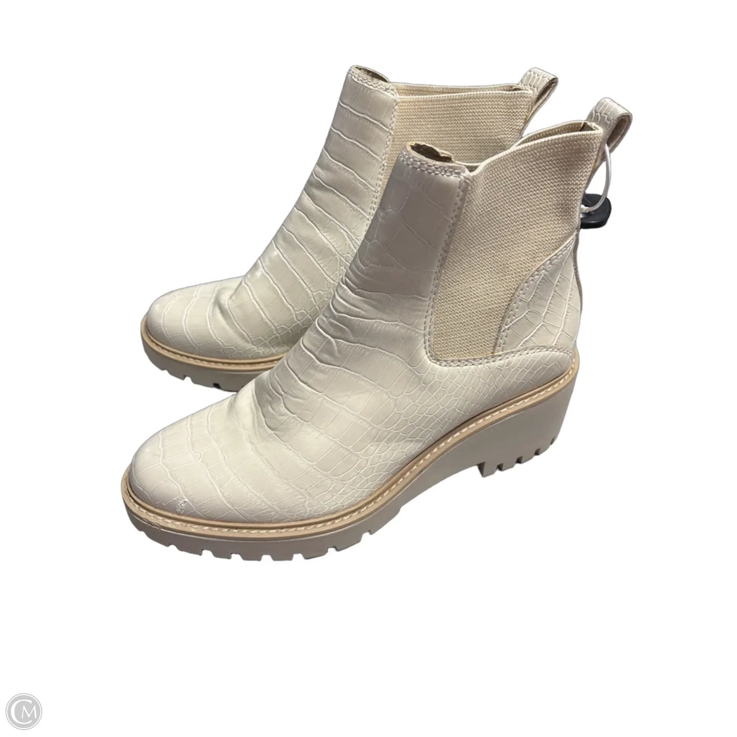 Boots Ankle Flats By Dolce Vita In Cream, Size: 9.5