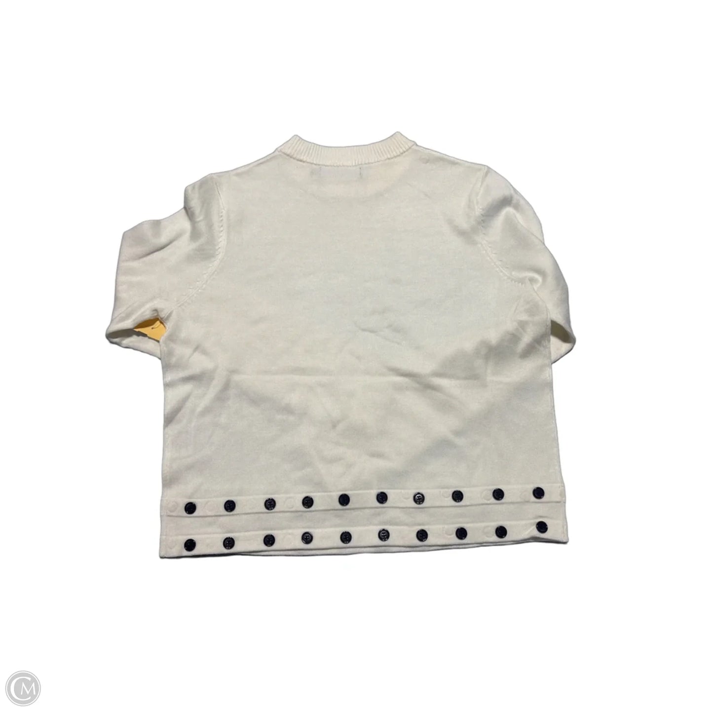 Top Long Sleeve By Cmc In Cream, Size: M