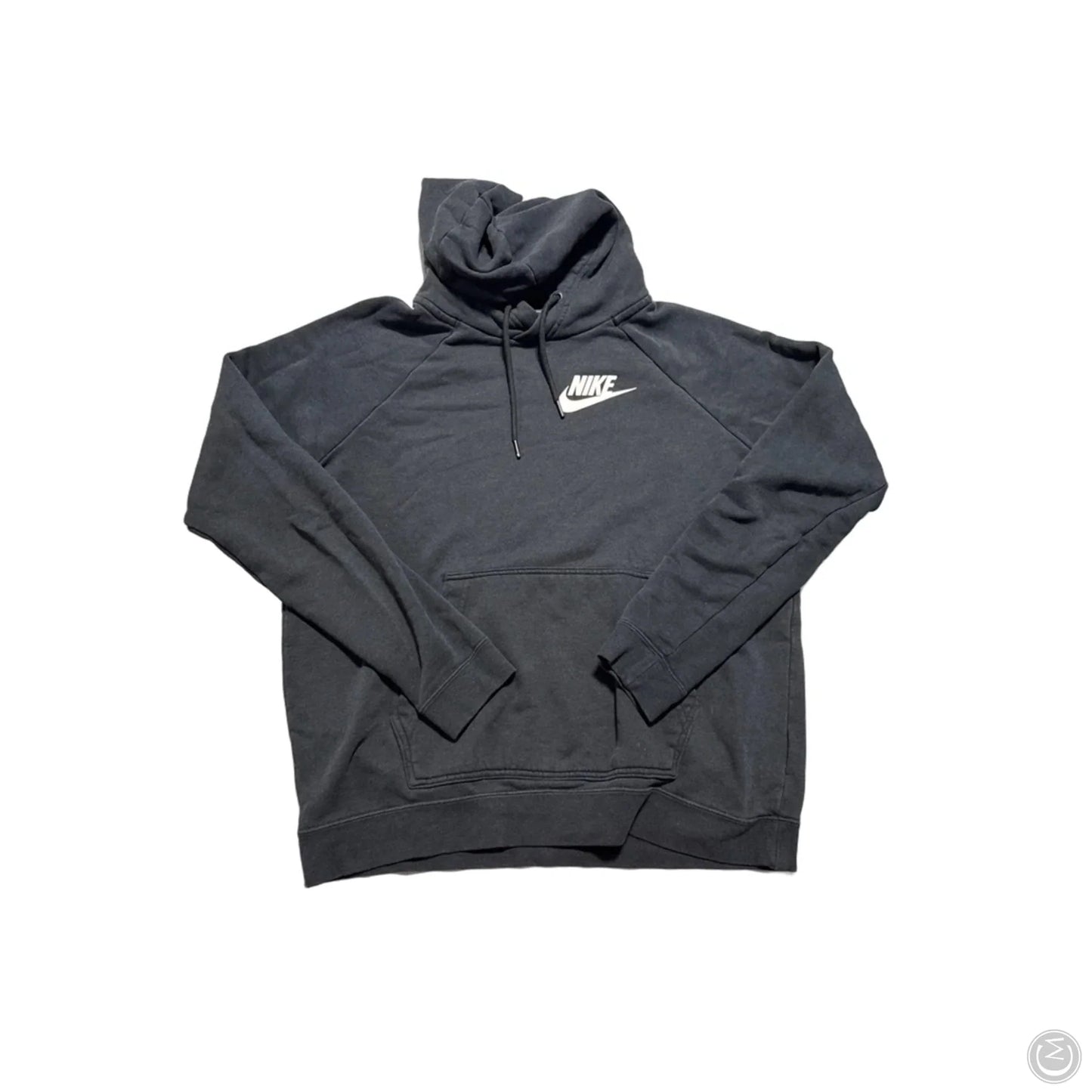 Sweatshirt Hoodie By Nike In Black, Size: M