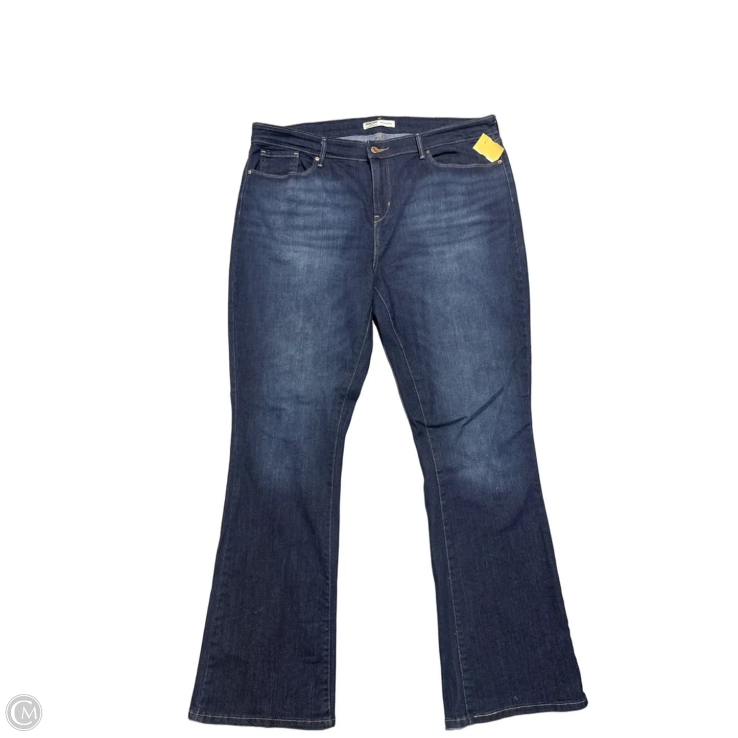 Jeans Boot Cut By Levis In Blue Denim, Size: 20