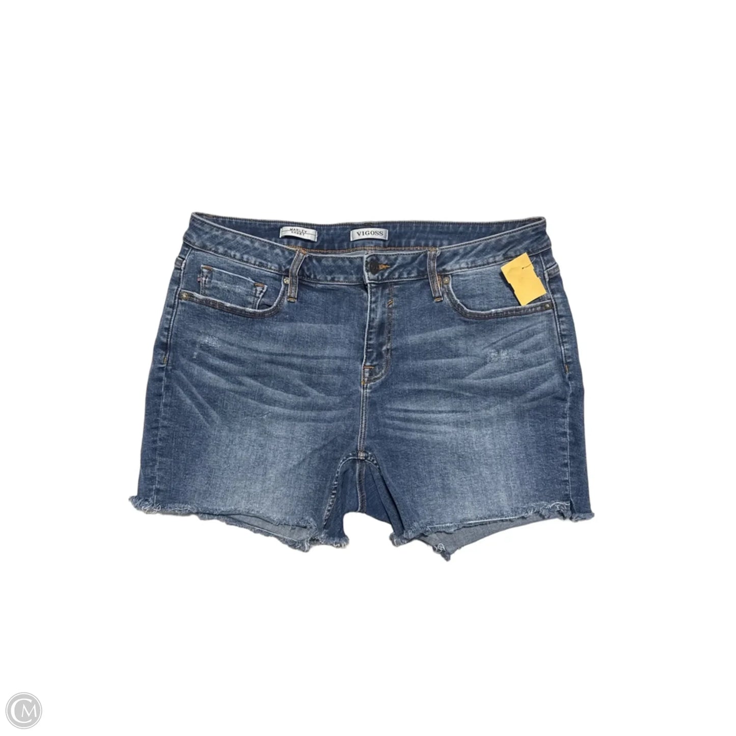 Shorts By Vigoss In Blue Denim, Size: 16