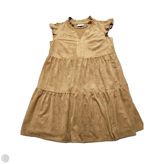 Dress Casual Short By Universal Thread In Brown, Size: M