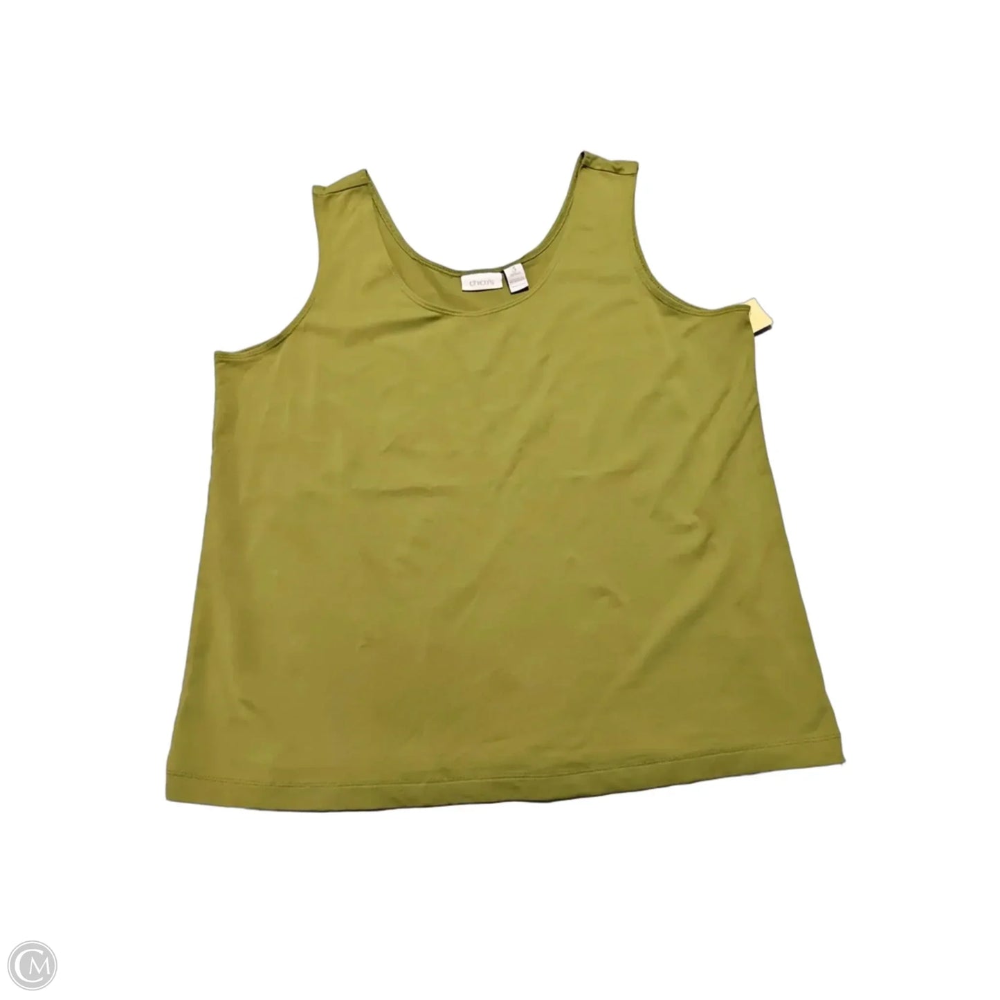 Tank Top By Chicos In Green, Size: Xl