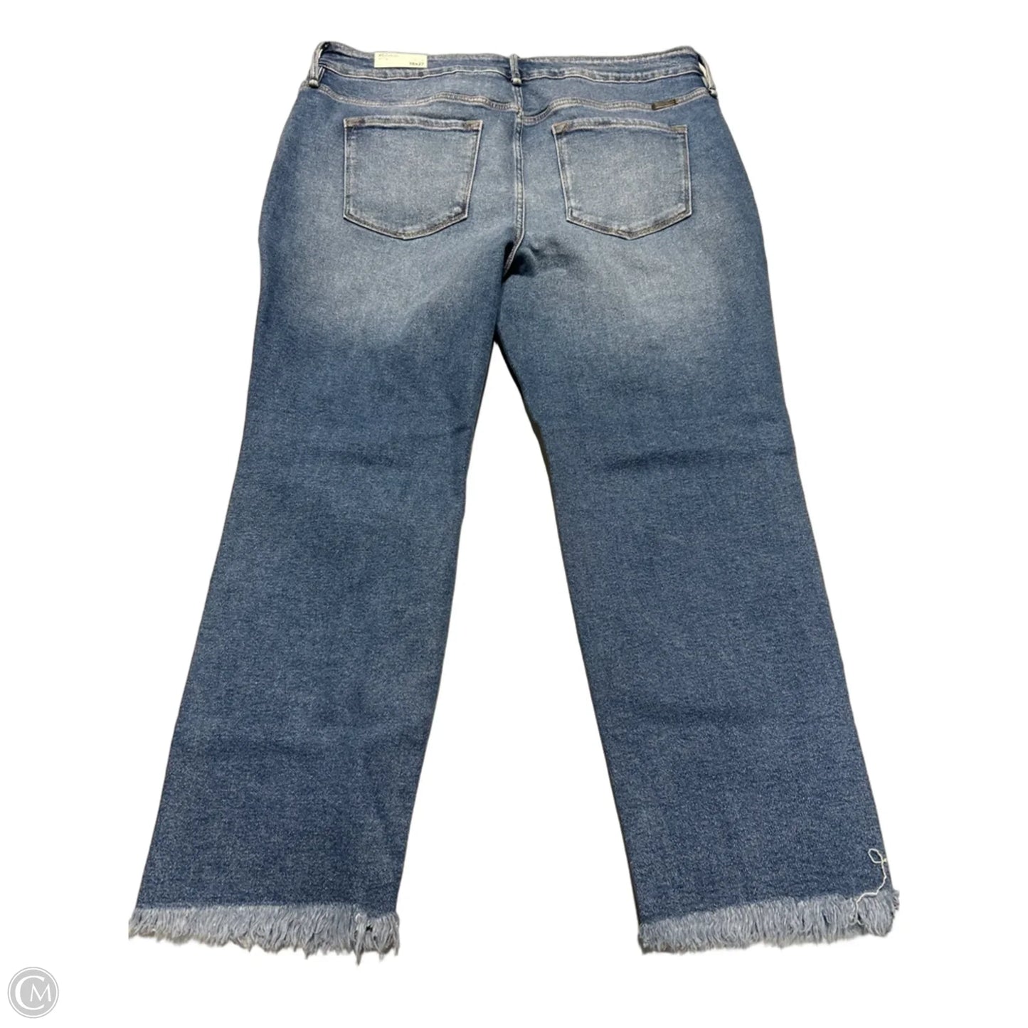 Jeans Straight By Kancan In Blue Denim, Size: 16