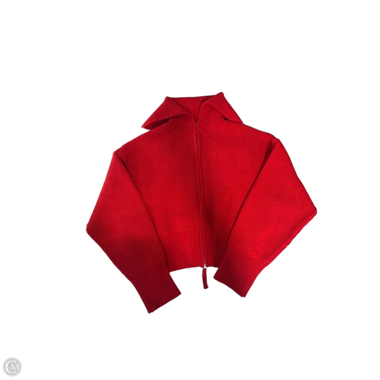 Sweater By Zenana In Red, Size: L
