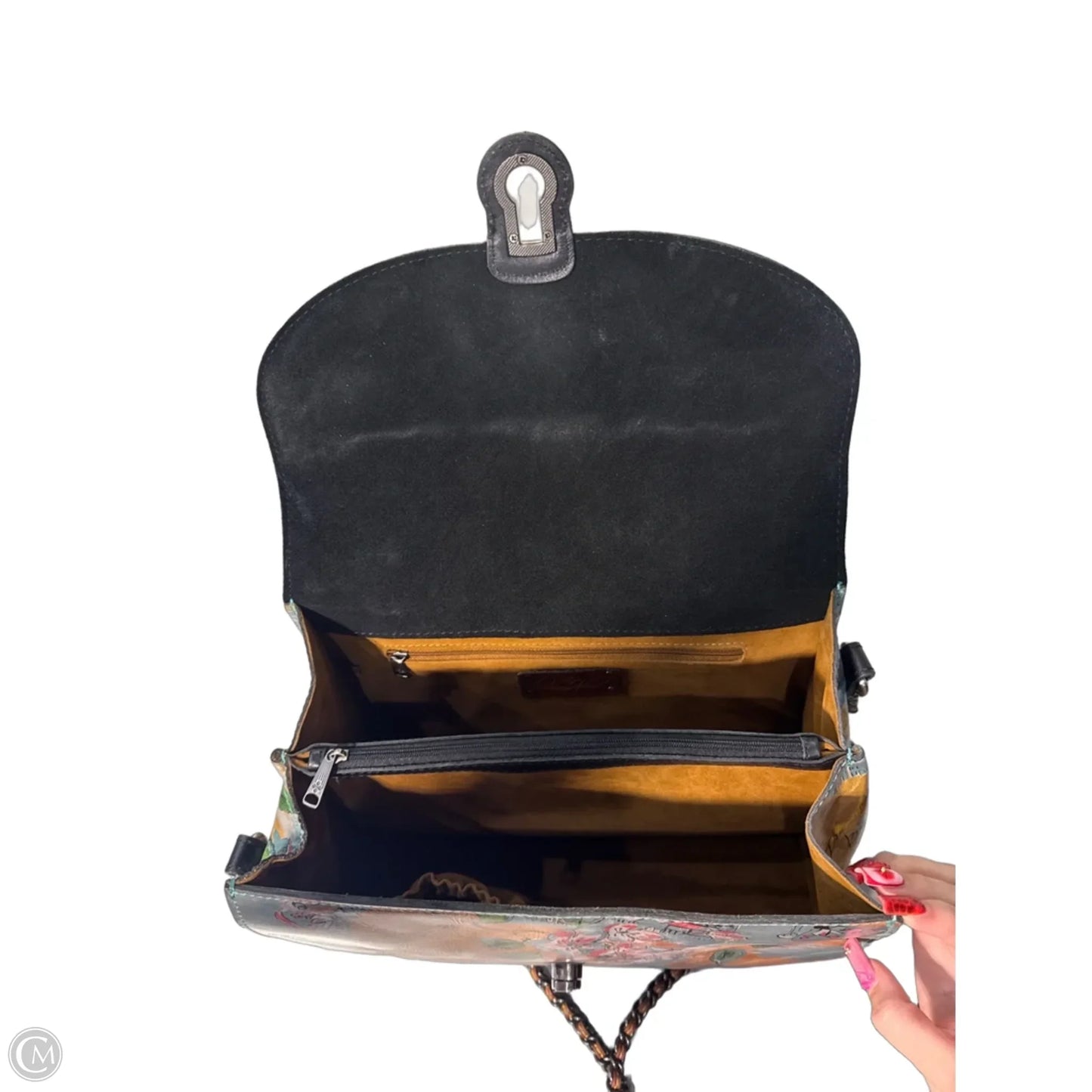 Crossbody Designer By Patricia Nash, Size: Large