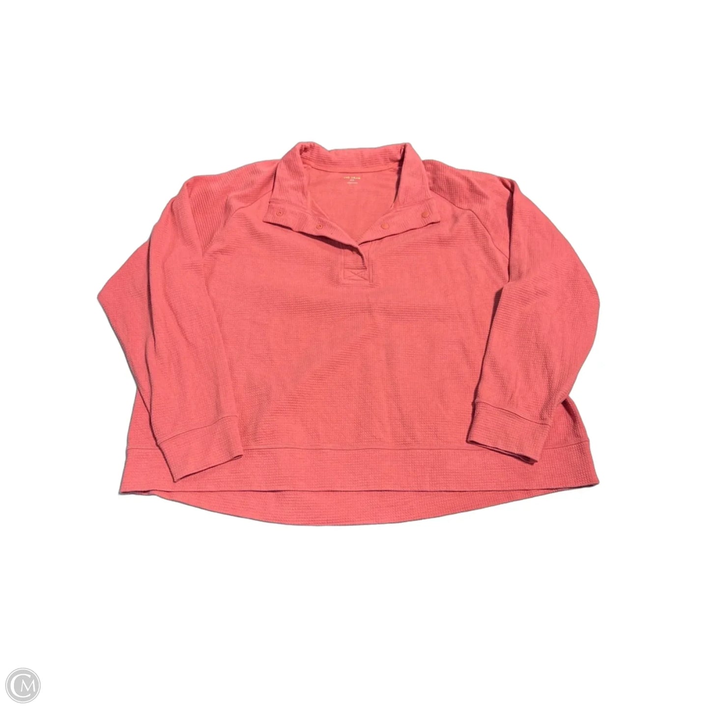 Sweatshirt Crewneck By Tek Gear In Coral, Size: 2x