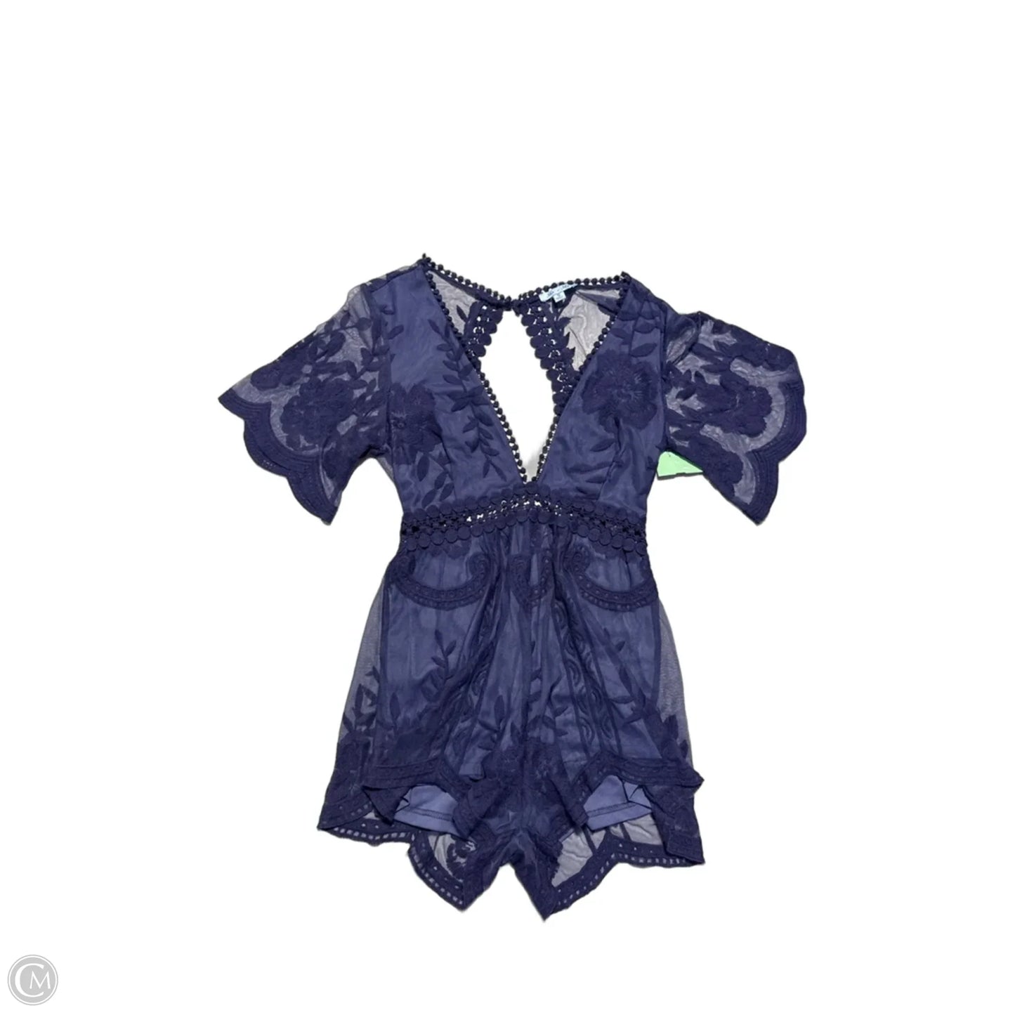 Romper By She + Sky In Blue, Size: S