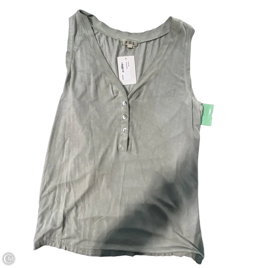 Tank Top By Pol In Green, Size: S