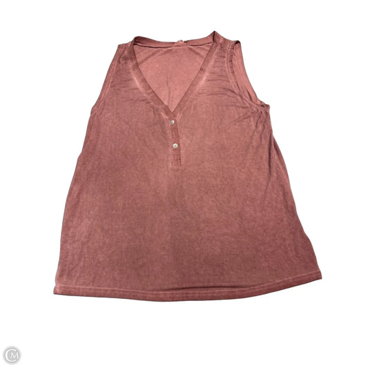Tank Top By Pol In Red, Size: L