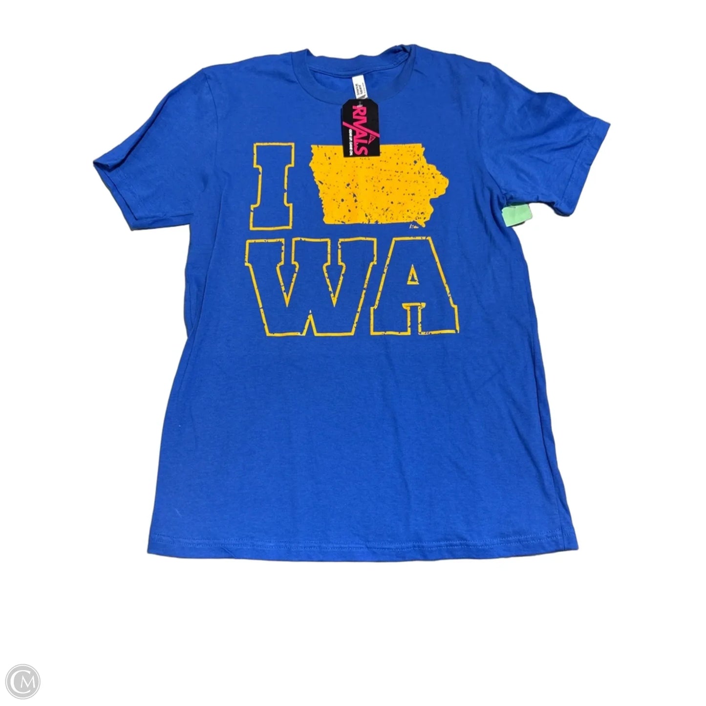 Top Short Sleeve By American Apparel In Blue, Size: S