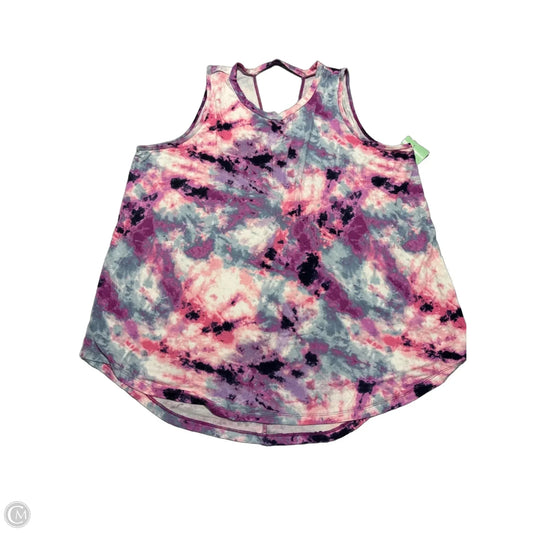 Top Sleeveless By Livi Active In Pink & Purple, Size: 1x