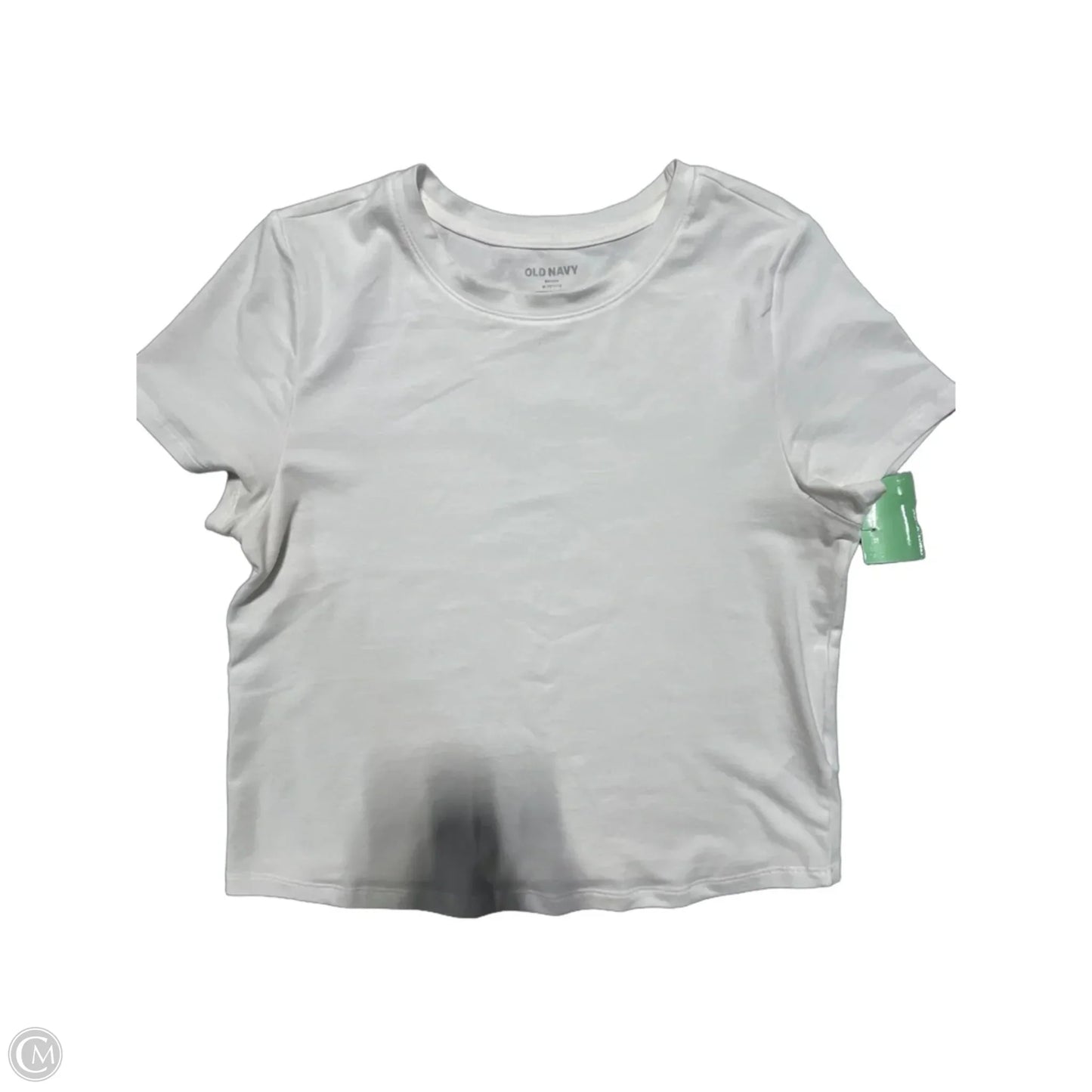 Top Short Sleeve Basic By Old Navy In White, Size: Mp